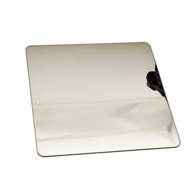Grade 304 Mirror 8K Light-Champange Gold Color Stainless Steel Sheet with Nano Coating - Image 2