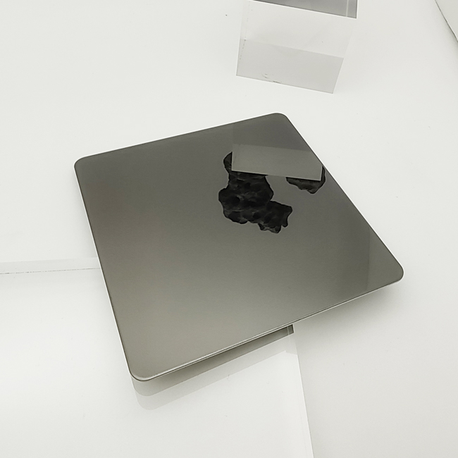 Grade 304 Mirror 8K Black Color Stainless Steel Sheet with Nano Coating - Image 2