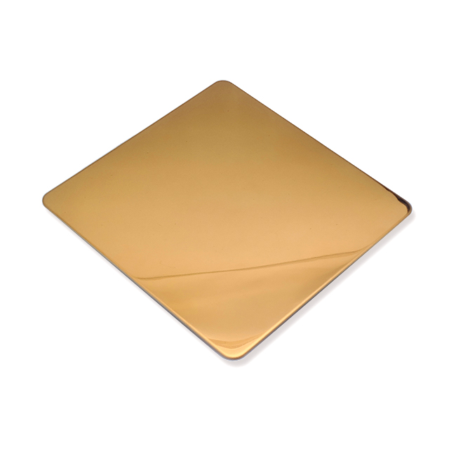 Grade 304 Mirror 8K Red Gold Color Stainless Steel Sheet with Nano Coating - Image 6