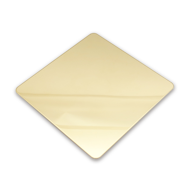 Grade 304 Mirror 8K Zr-brass Color Stainless Steel Sheets - Image 6