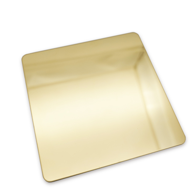 Grade 304 Mirror 8K Zr-brass Color Stainless Steel Sheets - Image 5