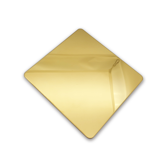 Grade 304 Mirror 8K Gold Color Stainless Steel Sheets - Image 2