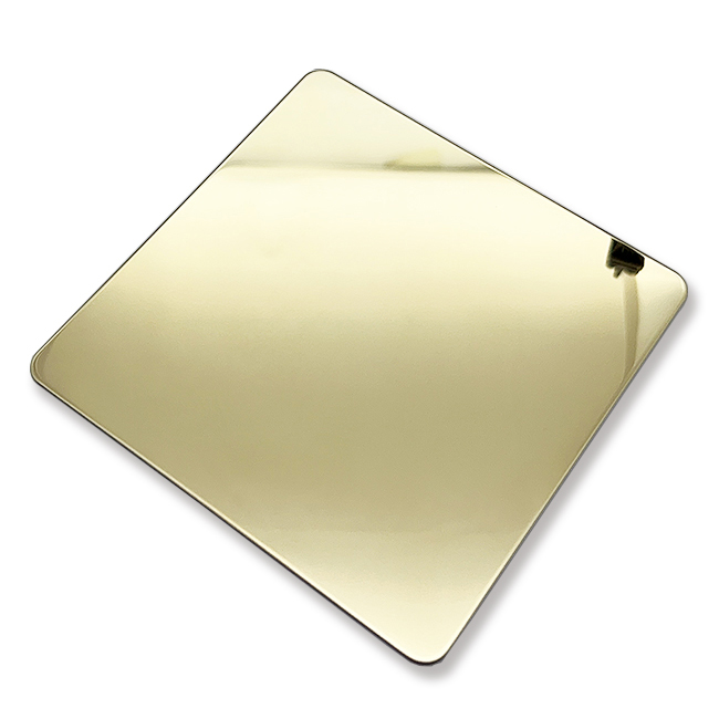 Grade 304 Mirror 8K Champange Gold Color Stainless Steel Sheet with Nano Coating - Image 7